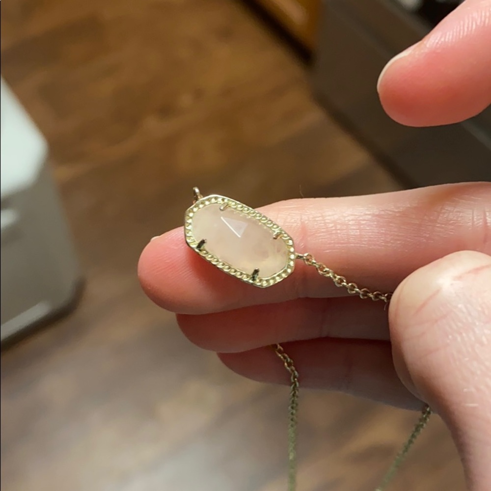 Kendra Scott Rose Quartz Necklace
